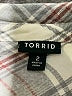 Torrid Plaid Gray Long Sleeve Button-Down Shirt Size 2X Plus (2) - photo 7