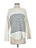 Splendid Stripes Ivory Pullover Sweater Size S - photo 1