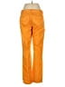 Tibi 100% Cotton Solid Orange Casual Pants Size 4 - photo 2
