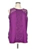 Worthington 100% Polyester Purple Sleeveless Blouse Size XL - photo 1