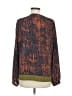 CAbi 100% Polyester Orange Long Sleeve Blouse Size M - photo 2