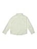 Zara 100% Cotton Solid Ivory White Long Sleeve Button-Down Shirt Size 7 - photo 2