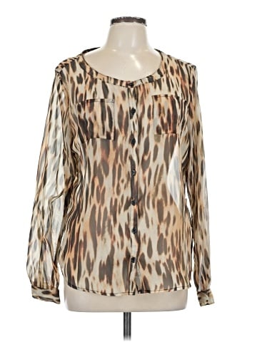 Newport News Long Sleeve Blouse (view 1)