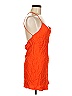 Zara 100% Polyester Orange Sleeveless Top Size M - photo 4
