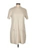 Zara Solid Tan Casual Dress Size L - photo 1