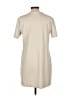 Zara Solid Tan Casual Dress Size L - photo 2