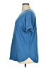 New Directions Blue Short Sleeve Top Size XL - photo 5