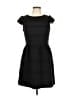 Elle Solid Black Casual Dress Size 12 - photo 1