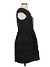 Elle Solid Black Casual Dress Size 12 - photo 4