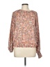 Evereve Brown Long Sleeve Blouse Size M - photo 1