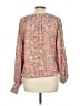 Evereve Brown Long Sleeve Blouse Size M - photo 2