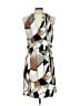 DressBarn Graphic Silver Gray Cocktail Dress Size 10 - photo 2