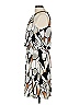 DressBarn Graphic Silver Gray Cocktail Dress Size 10 - photo 5