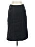 Rebecca Taylor Chevron-herringbone Gray Wool Skirt Size 0 - photo 1