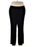 Sejour Solid Black Dress Pants Size 18w - photo 1