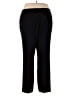 Sejour Solid Black Dress Pants Size 18w - photo 2