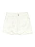 Refuge 100% Cotton Solid Ivory Denim Shorts Size 00 - photo 1