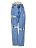 Missguided 100% Cotton Hearts Blue Jeans Size 2 Short - photo 1