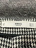 MNG Houndstooth Gray Casual Pants Size 10 - photo 7