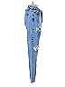Missguided 100% Cotton Hearts Blue Jeans Size 2 Short - photo 4