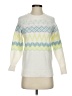 Ann Taylor LOFT Chevron-herringbone White Pullover Sweater Size XXS - photo 1