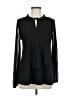 Juicy Couture 100% Polyester Black Long Sleeve Blouse Size M - photo 1