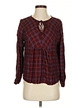 Three Dots Long Sleeve Blouse
