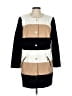 Chico's Color Block Ivory Coat Size Lg (2) - photo 1