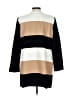 Chico's Color Block Ivory Coat Size Lg (2) - photo 2