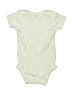 Gerber 100% Cotton Solid Green Short Sleeve Onesie Size 3-6 mo - photo 2