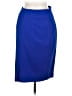 Liz Claiborne Solid Blue Formal Skirt Size 6 (petite) - photo 2