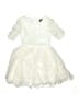Pink & Violet 100% Polyester Ivory Dress Size 7 - photo 1