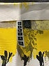 Sariah 100% Polyester Graphic Yellow Cocktail Dress Size S - photo 7