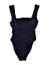 J.Crew Solid Blue One Piece Swimsuit Size 3 - photo 2