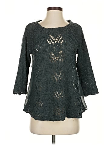 Knitted & Knotted Pullover Sweater (view 1)