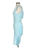 Unbranded Solid Blue Cocktail Dress Size S - photo 5