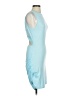 Unbranded Solid Blue Cocktail Dress Size S - photo 4