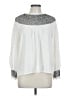 See and Be Seen White Long Sleeve Blouse Size L - photo 1