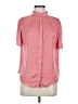 Habitual 100% Polyester Pink Short Sleeve Blouse Size Med (2) - photo 1