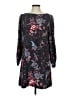 Ann Taylor LOFT Paisley Black Casual Dress Size 6 - photo 1