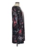Ann Taylor LOFT Paisley Black Casual Dress Size 6 - photo 4