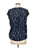 Draper James 100% Rayon Blue Short Sleeve Blouse Size 8 - photo 2