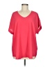 143 story Pink Short Sleeve Blouse Size Large - photo 1