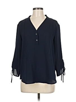 Nine West Women's Solid ITY Top - Contemporary Boiled Wool Sweater Blouse - View #6