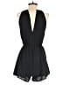 Sienna Sky 100% Polyester Solid Black Romper Size XS - photo 2