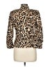 Muse Animal Print Gold Jacket Size 6 - photo 2