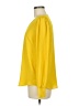 Ann Taylor LOFT 100% Polyester Yellow Long Sleeve Blouse Size M - photo 5