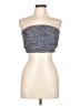 AaKaa 100% Polyester Gray Blue Tube Top Size L - photo 1