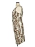Cache Animal Print Tan Cocktail Dress Size XL - photo 5