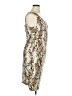 Cache Animal Print Tan Cocktail Dress Size XL - photo 4